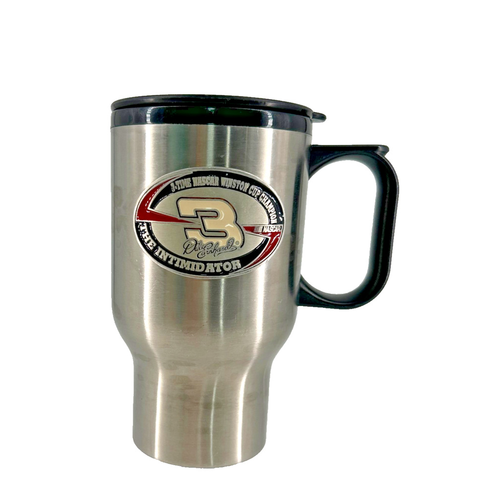 Dale Earnhardt Stainless Steel Mug Coffee #3 The Intimidator. Pre-owned